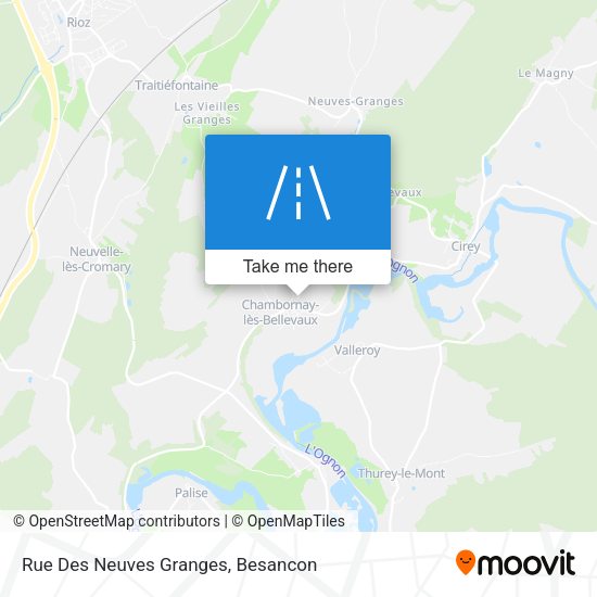 Rue Des Neuves Granges map