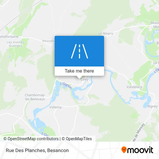 Rue Des Planches map