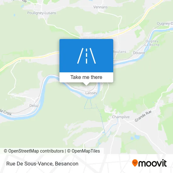 Rue De Sous-Vance map