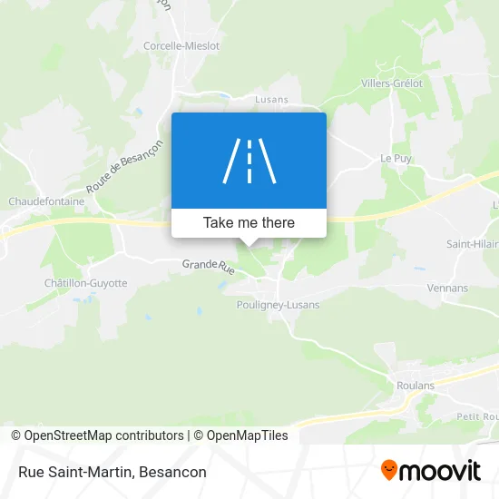 Rue Saint-Martin map