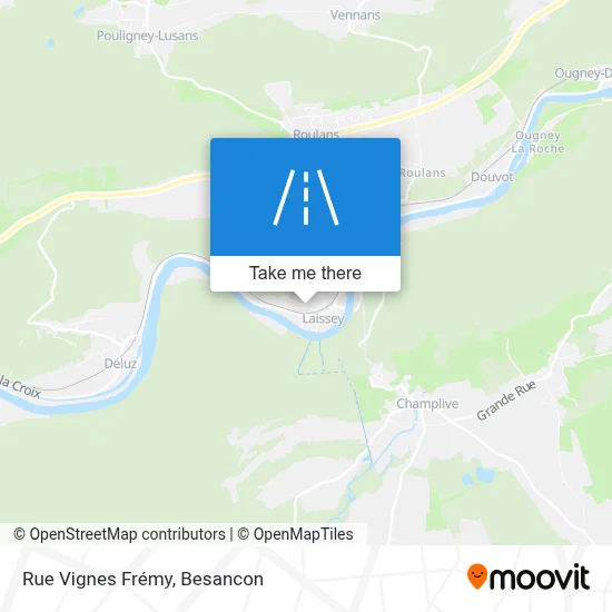 Rue Vignes Frémy map