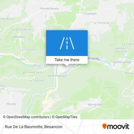 Rue De La Baumotte map
