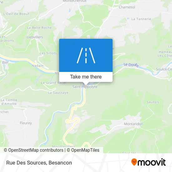 Rue Des Sources map