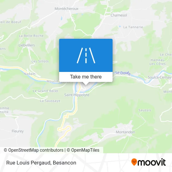 Rue Louis Pergaud map