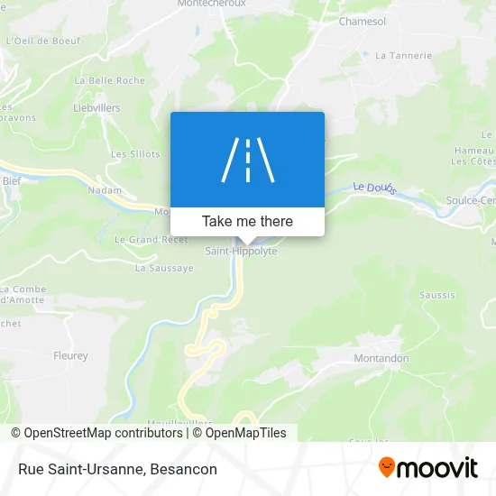 Rue Saint-Ursanne map
