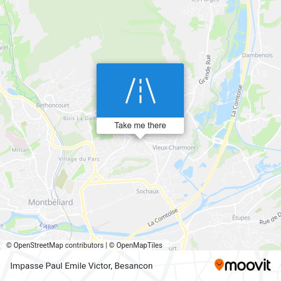 Impasse Paul Emile Victor map
