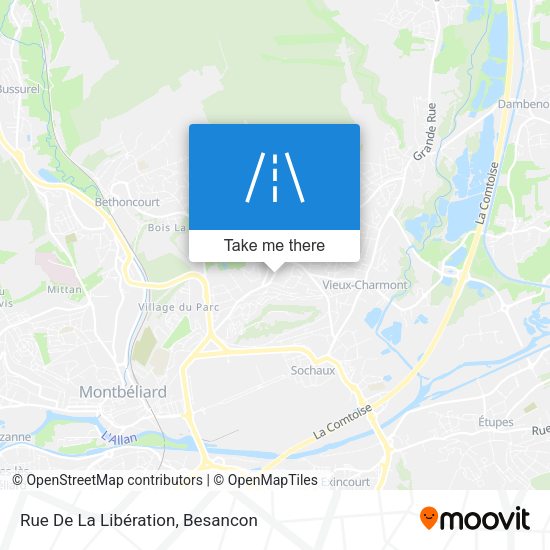 Rue De La Libération map
