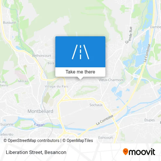 Rue De La Libération map