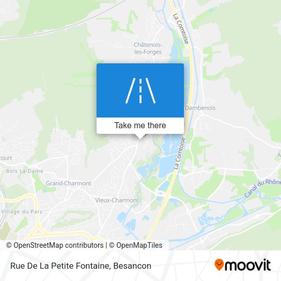 Rue De La Petite Fontaine map