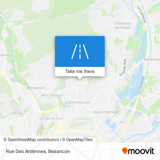 Rue Des Ardennes map