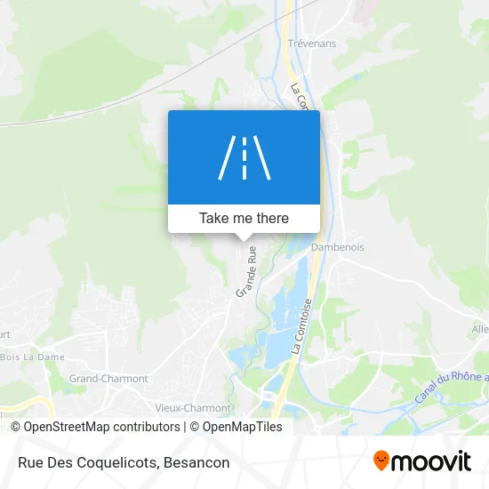 Rue Des Coquelicots map