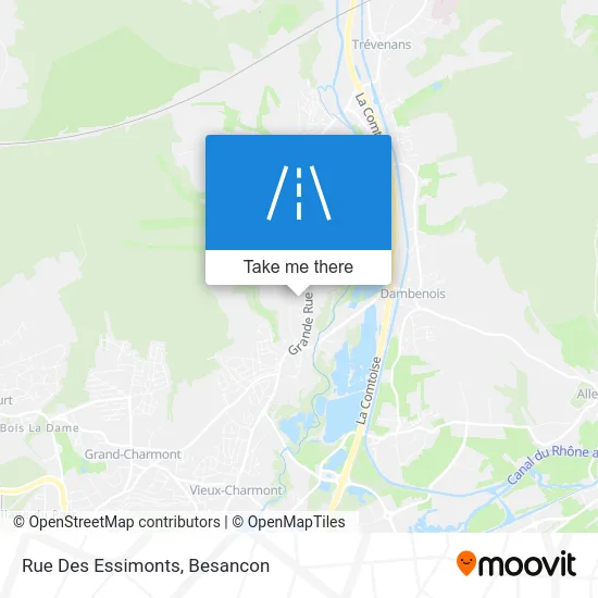 Rue Des Essimonts map