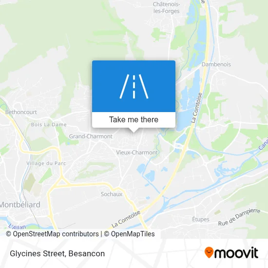 Rue Des Glycines map