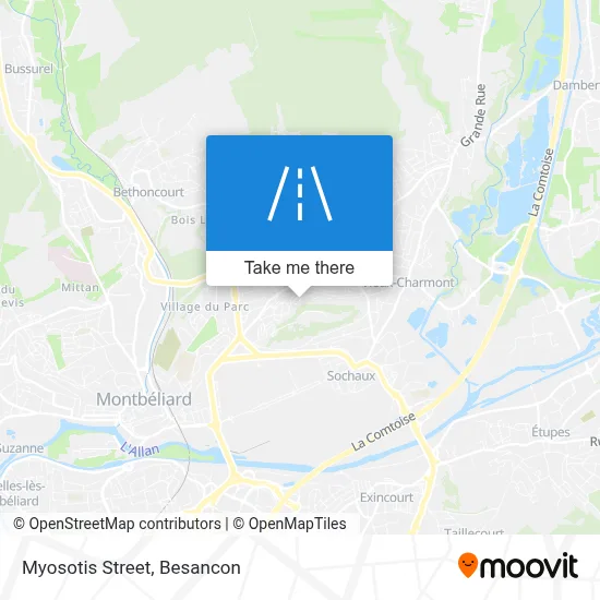 Rue Des Myosotis map