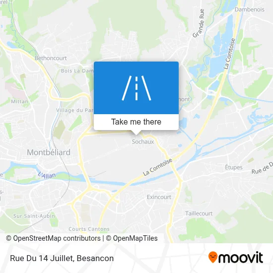 Rue Du 14 Juillet map