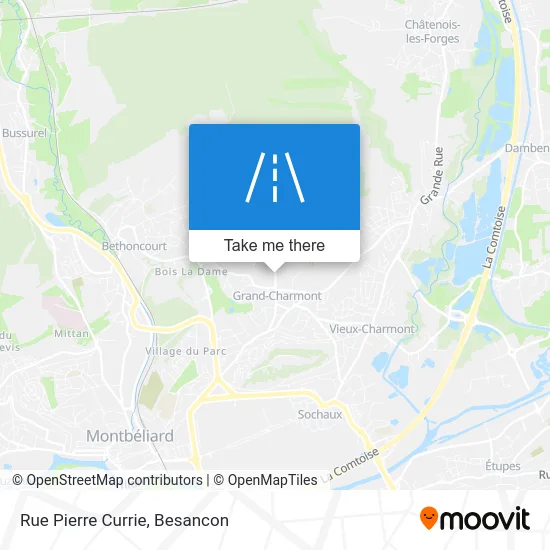 Rue Pierre Currie map