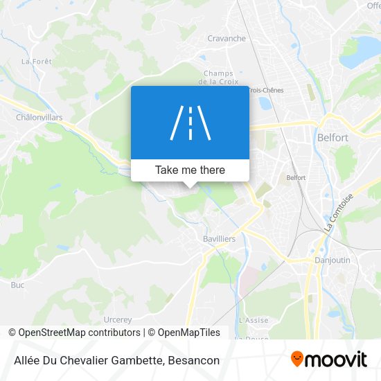 Allée Du Chevalier Gambette map