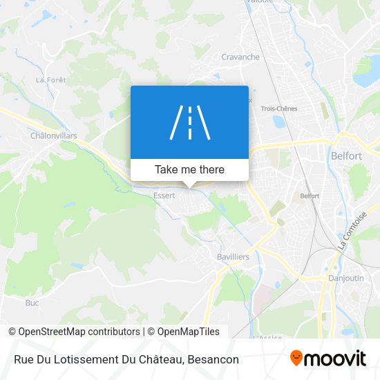 Rue Du Lotissement Du Château map