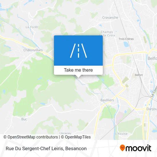 Rue Du Sergent-Chef Leiris map