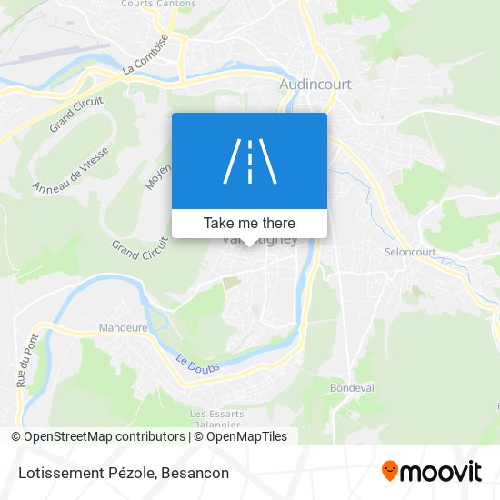 Lotissement Pézole map