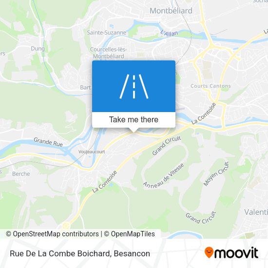 Rue De La Combe Boichard map