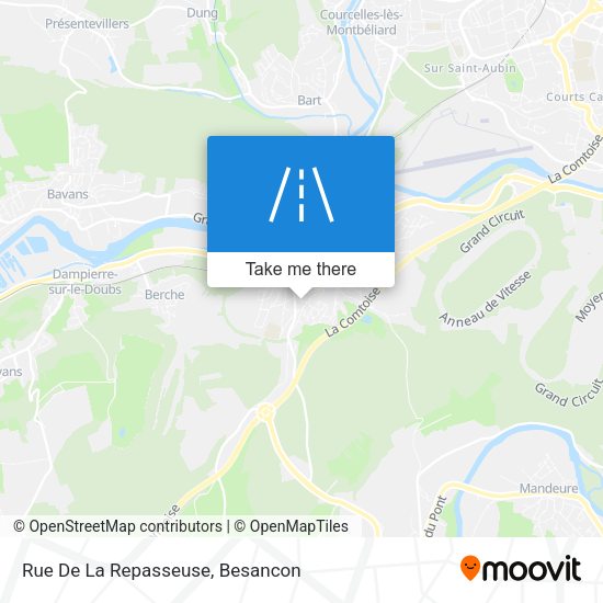 Rue De La Repasseuse map