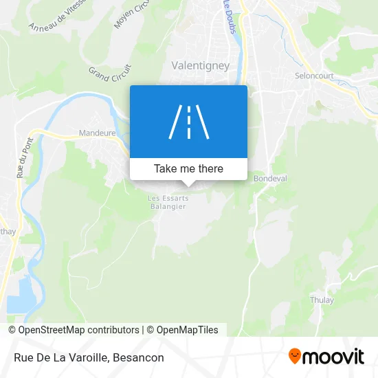 Rue De La Varoille map