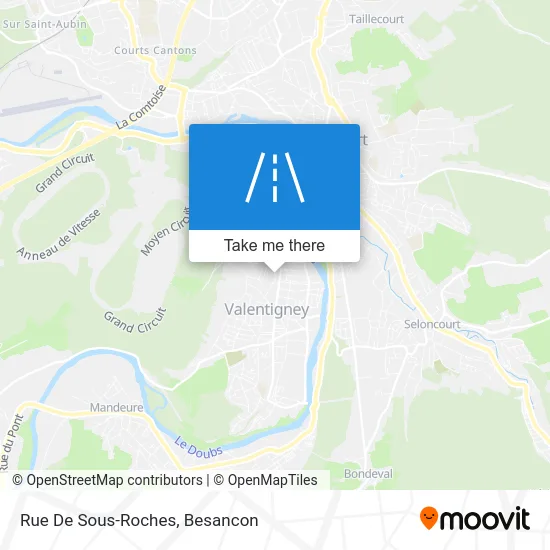 Rue De Sous-Roches map