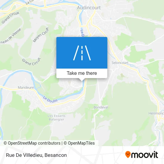 Rue De Villedieu map