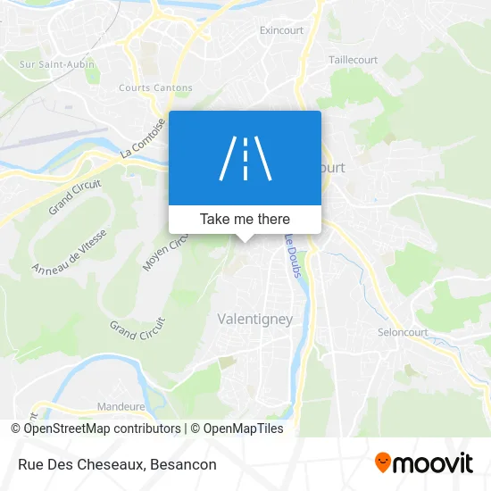 Rue Des Cheseaux map
