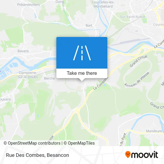 Rue Des Combes map