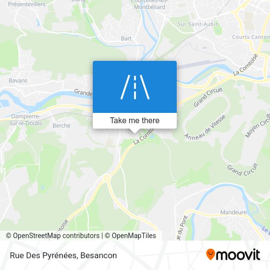Rue Des Pyrénées map