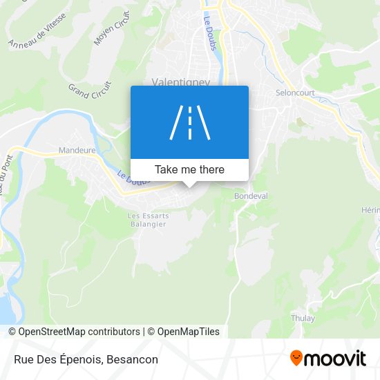 Rue Des Épenois map