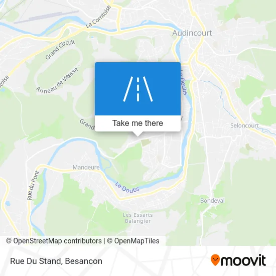 Rue Du Stand map