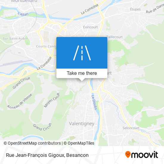 Rue Jean-François Gigoux map