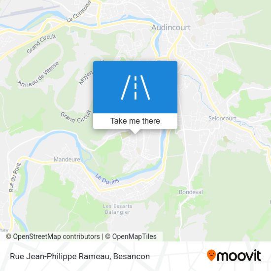Rue Jean-Philippe Rameau map