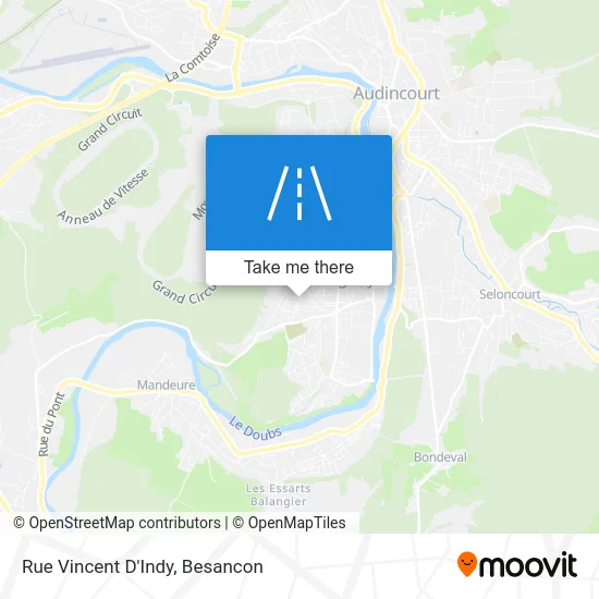 Rue Vincent D'Indy map