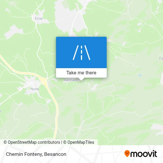 Chemin Fonteny map