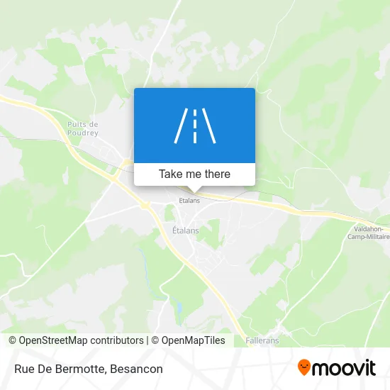 Rue De Bermotte map