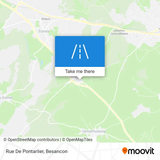 Rue De Pontarlier map