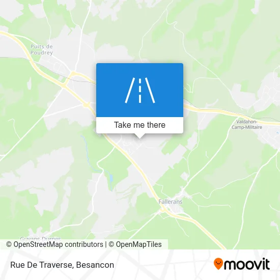 Rue De Traverse map