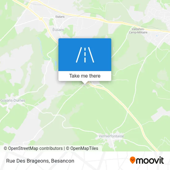 Rue Des Brageons map