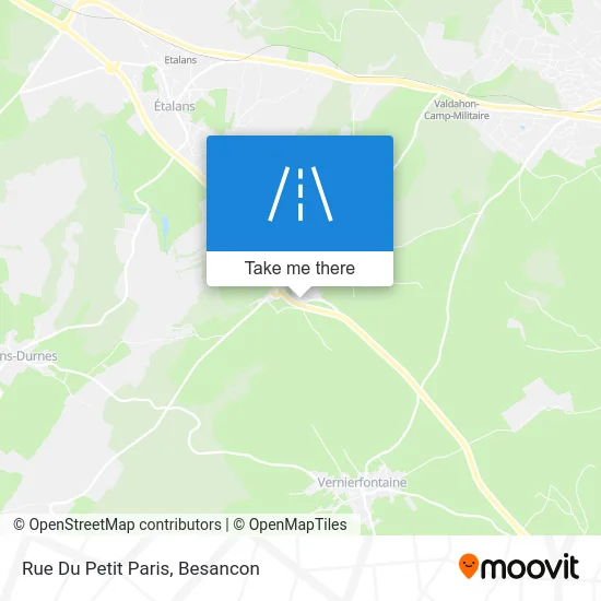 Rue Du Petit Paris map