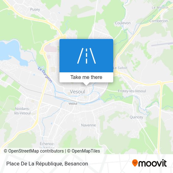Place De La République map