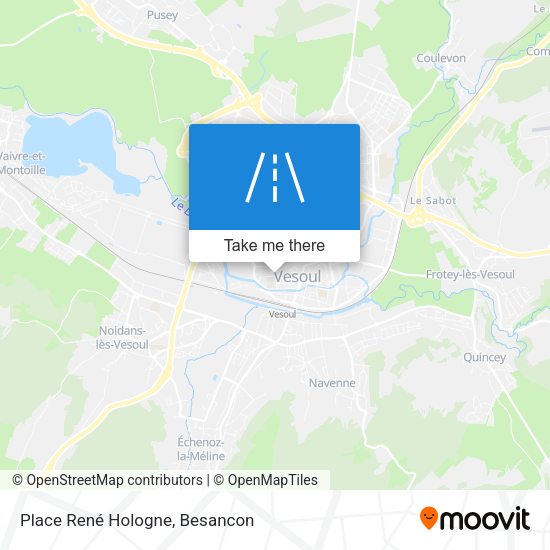 Place René Hologne map