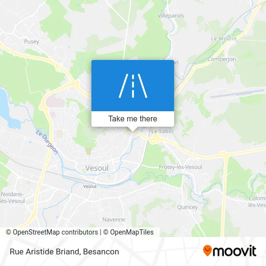 Rue Aristide Briand map