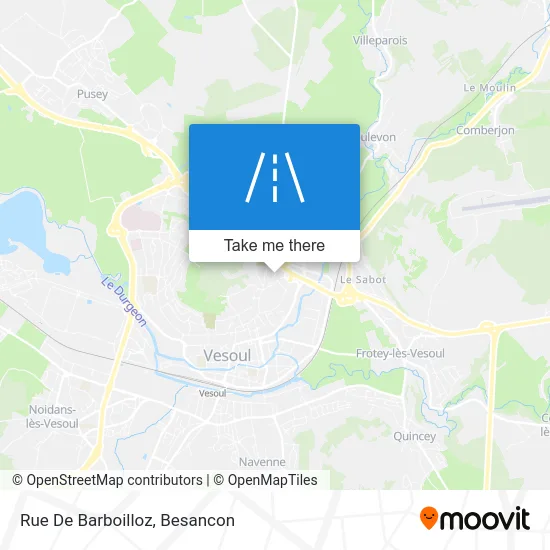 Rue De Barboilloz map