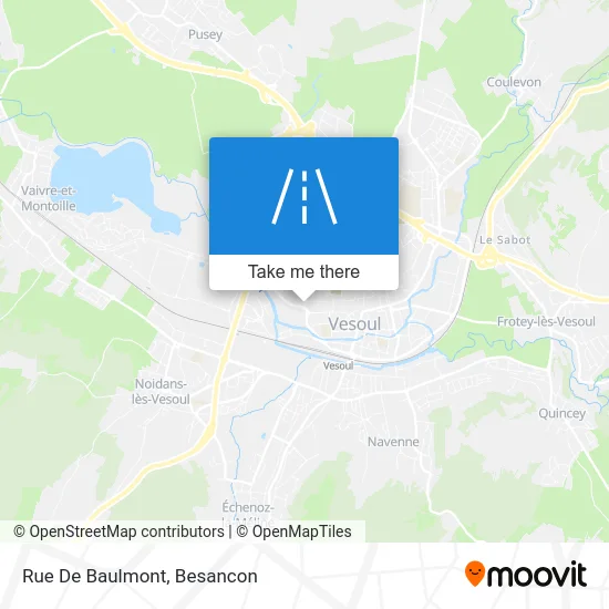 Rue De Baulmont map