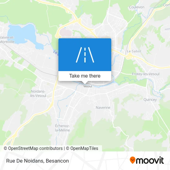 Rue De Noidans map