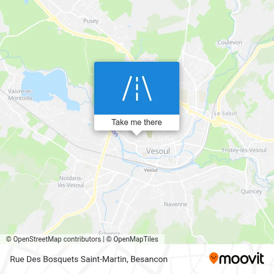Rue Des Bosquets Saint-Martin map